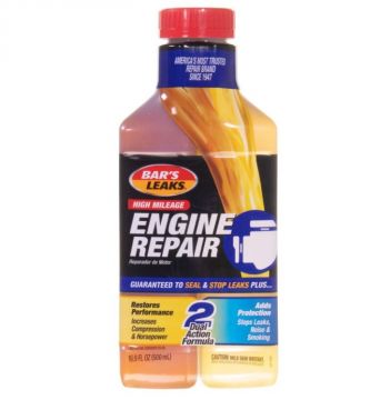 Bar's Leak 1000 High Mileage Engine Repair Dual Action 16oz Bottle